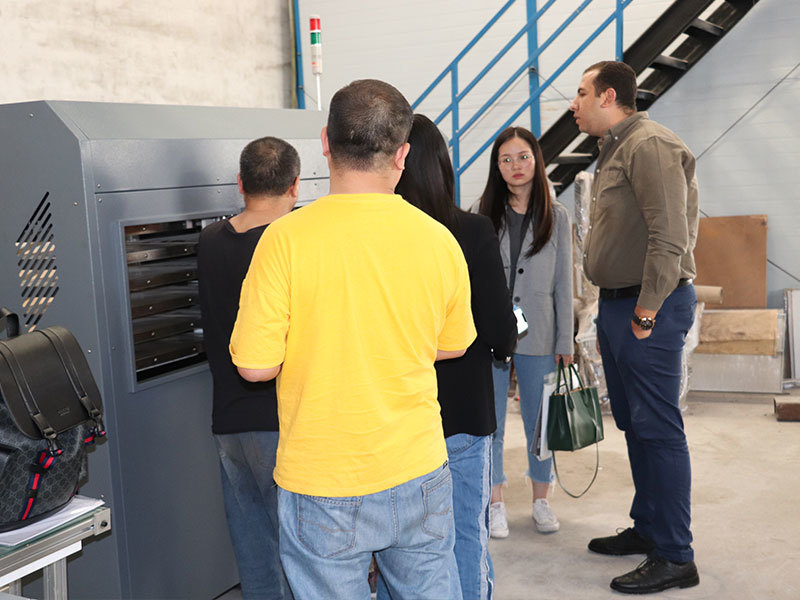 Indian customers visiting factories