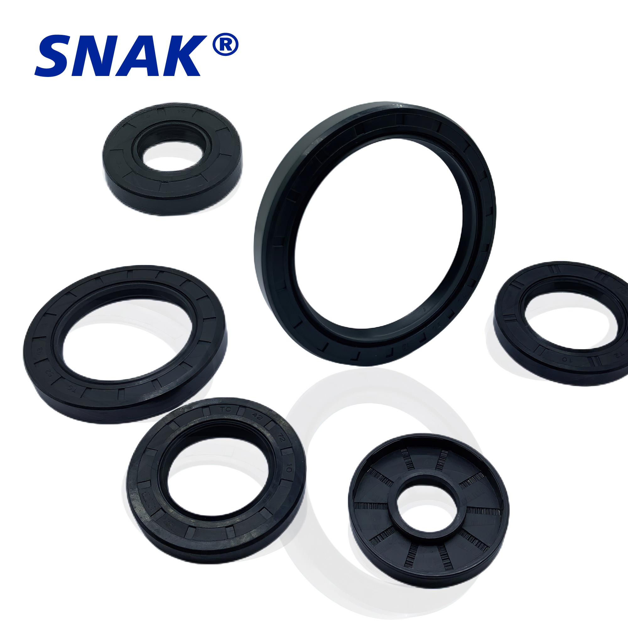 SNAK Factory 10 PCS ID:16 mm OD:21-48 mm CFW Type TC Shaft Oil Seals Hydraulic Oil Seals Kits Front Crankshaft Oil Seals