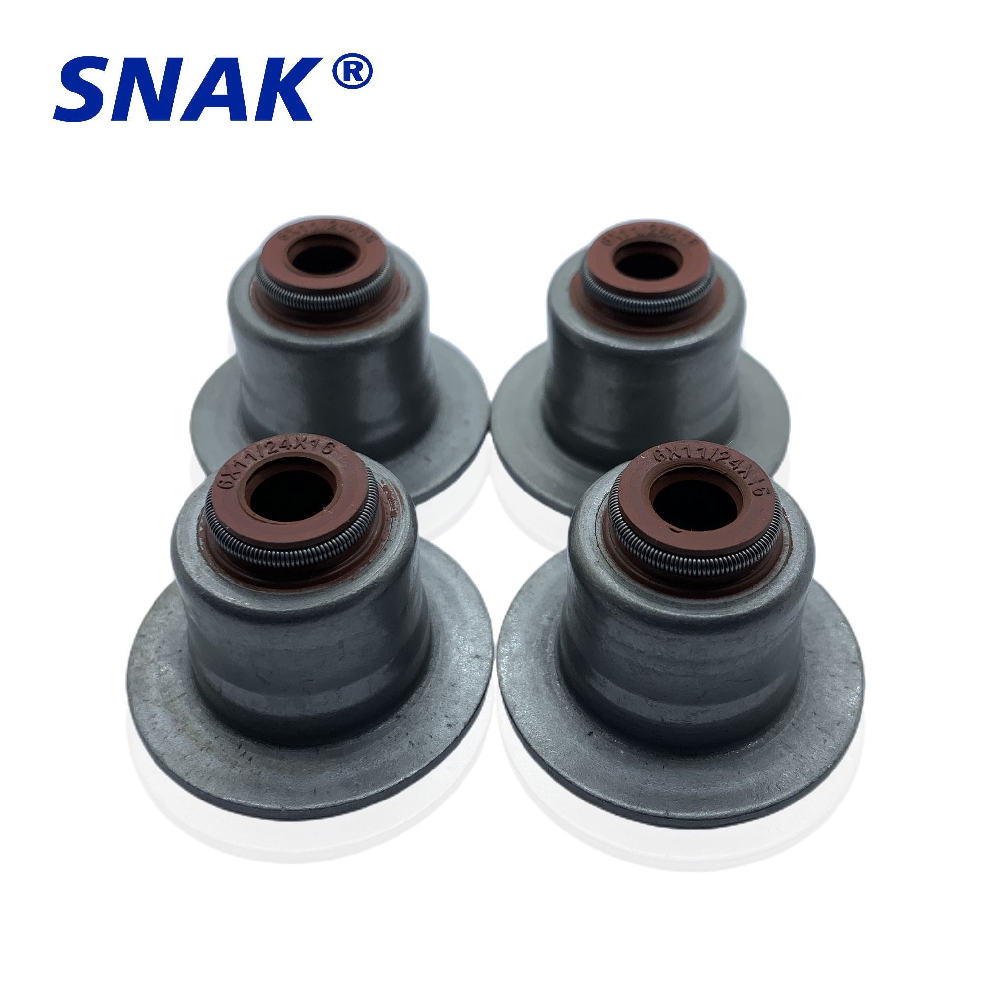 SNAK Factory ISO Certificated Valve Stem Seal For Car Engine FKM Material 6*11/24*16 Oil Seal