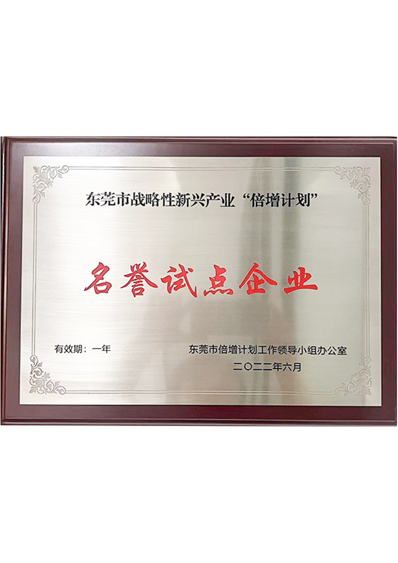 名譽試點企業