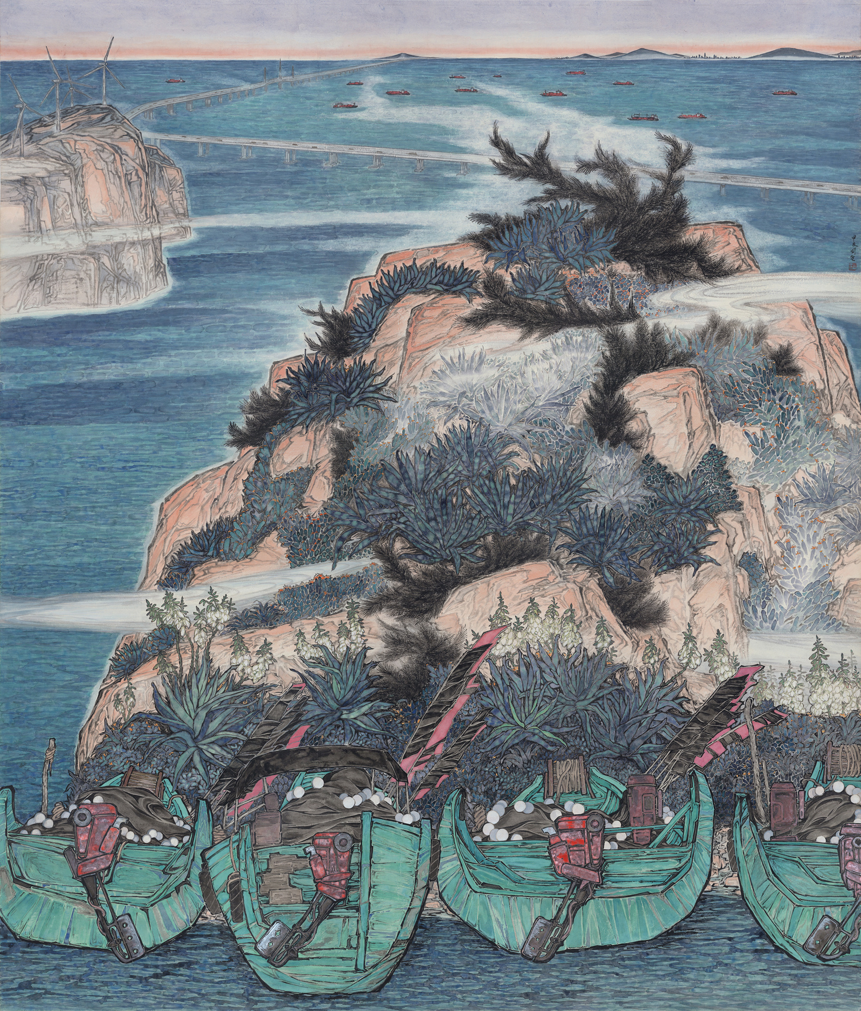 喜訊！第十四屆全國美術(shù)作品展覽中國畫展區(qū)廣東畫院有10件作品入選，4件作品進(jìn)京