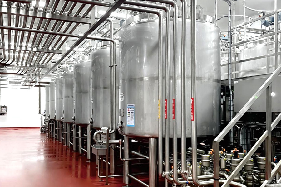 Dry soy milk production line