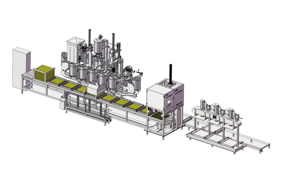 Oil tofu automatic production line equipment