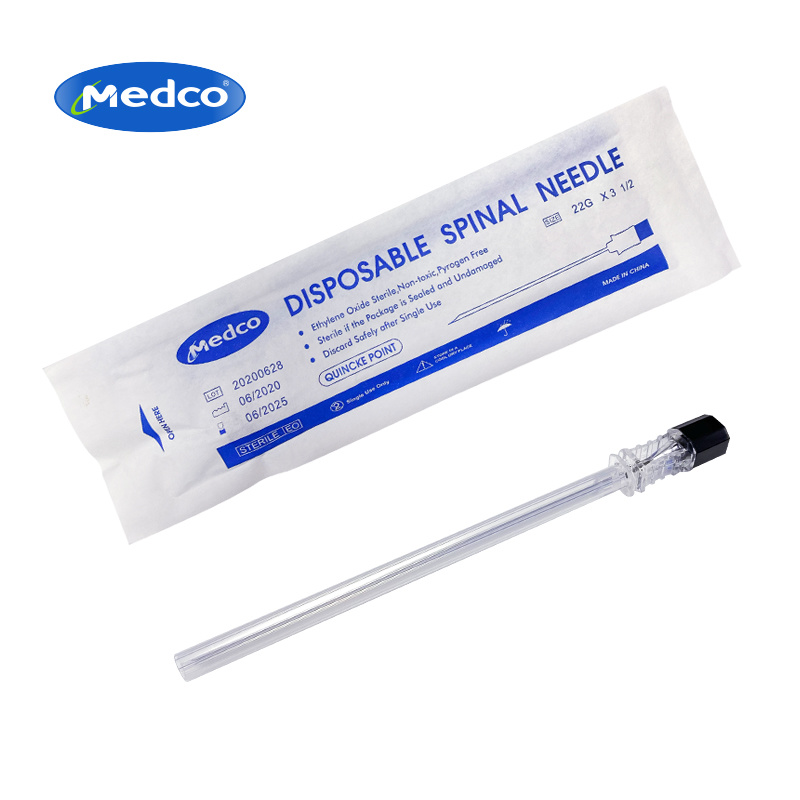 16 G-27 G Disposable Spinal anesthesia needle for lumbar puncture