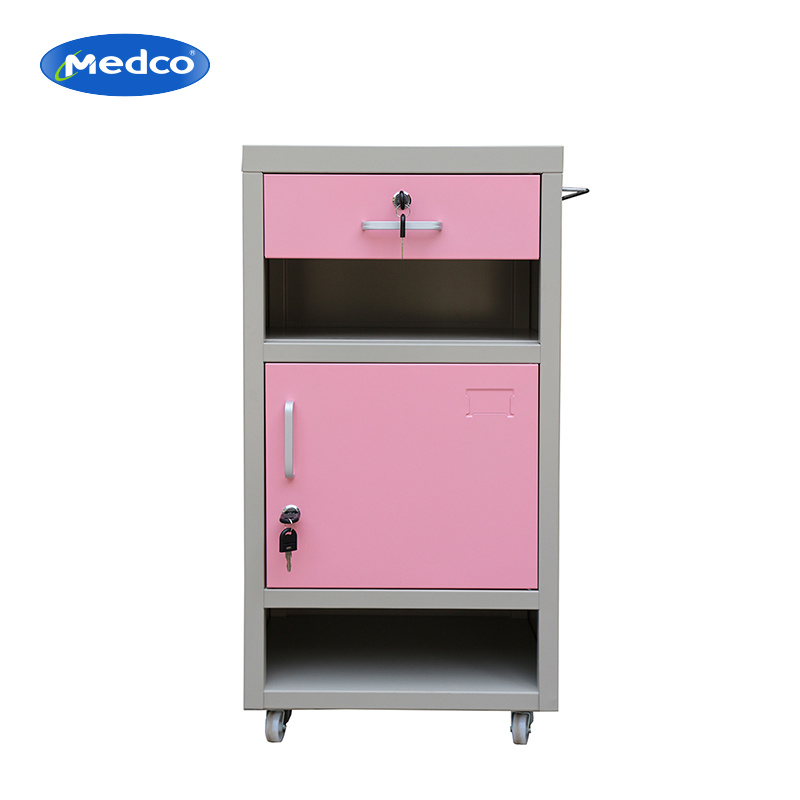 High Quality Mobile ABS plastic Hospital Bedside Locker with Best Price