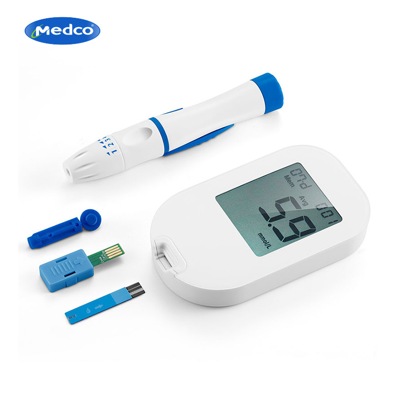 Blood sugar test strip glucose meter monitors sensor price smart blood glucose meter