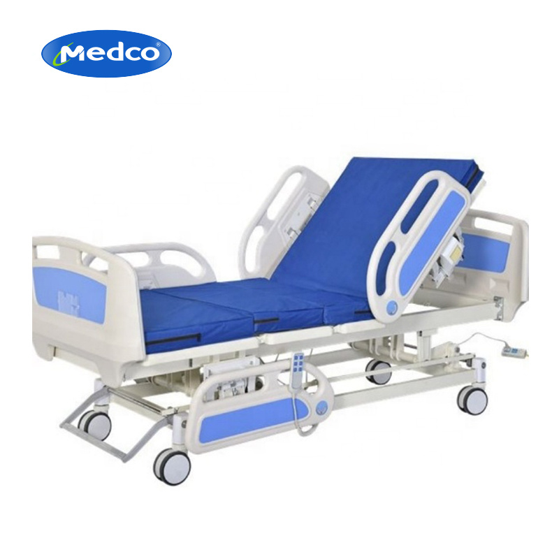 3 functions 3 Crank electric hospital bed with mattress