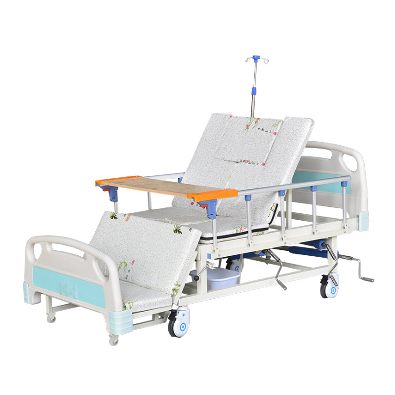 High Quality Multifunctional hospital bed cheap home care bed nursing bed factory Hand shake