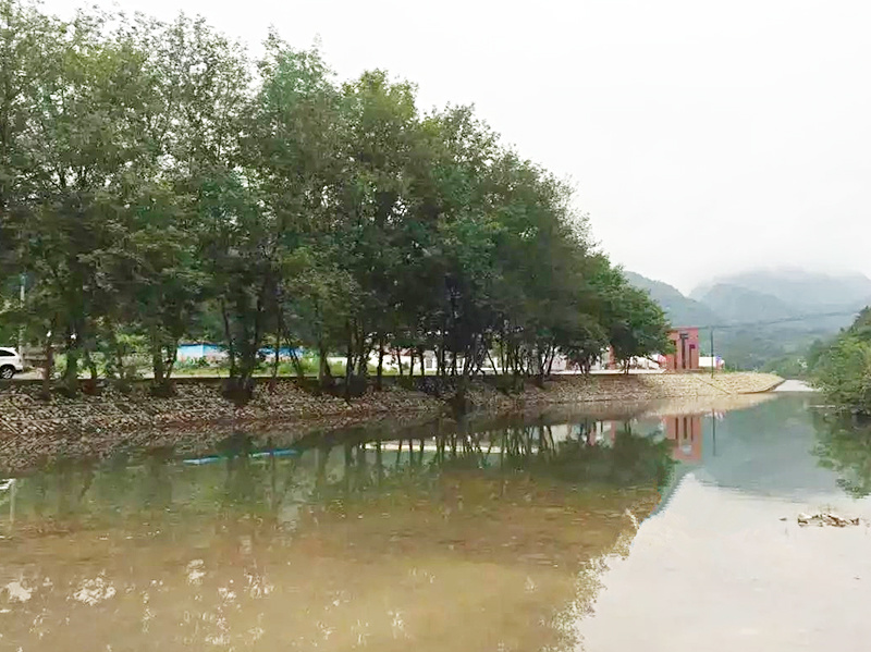 巩河汪家河三道河段生态护岸