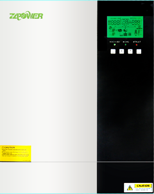 5500W DC to AC Hybrid Solar Inverter Built in MPPT Charge Controller for Lead-Acid Lithium Battery