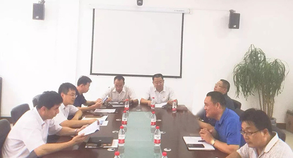 Kenli District Party Secretary Liu Sijie and his party went to Shandong Yujia New Materials Co., Ltd. to investigate and guide the work