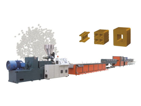 Wood plastic production line
