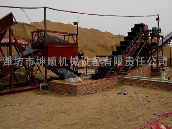 輪式洗沙機的應用