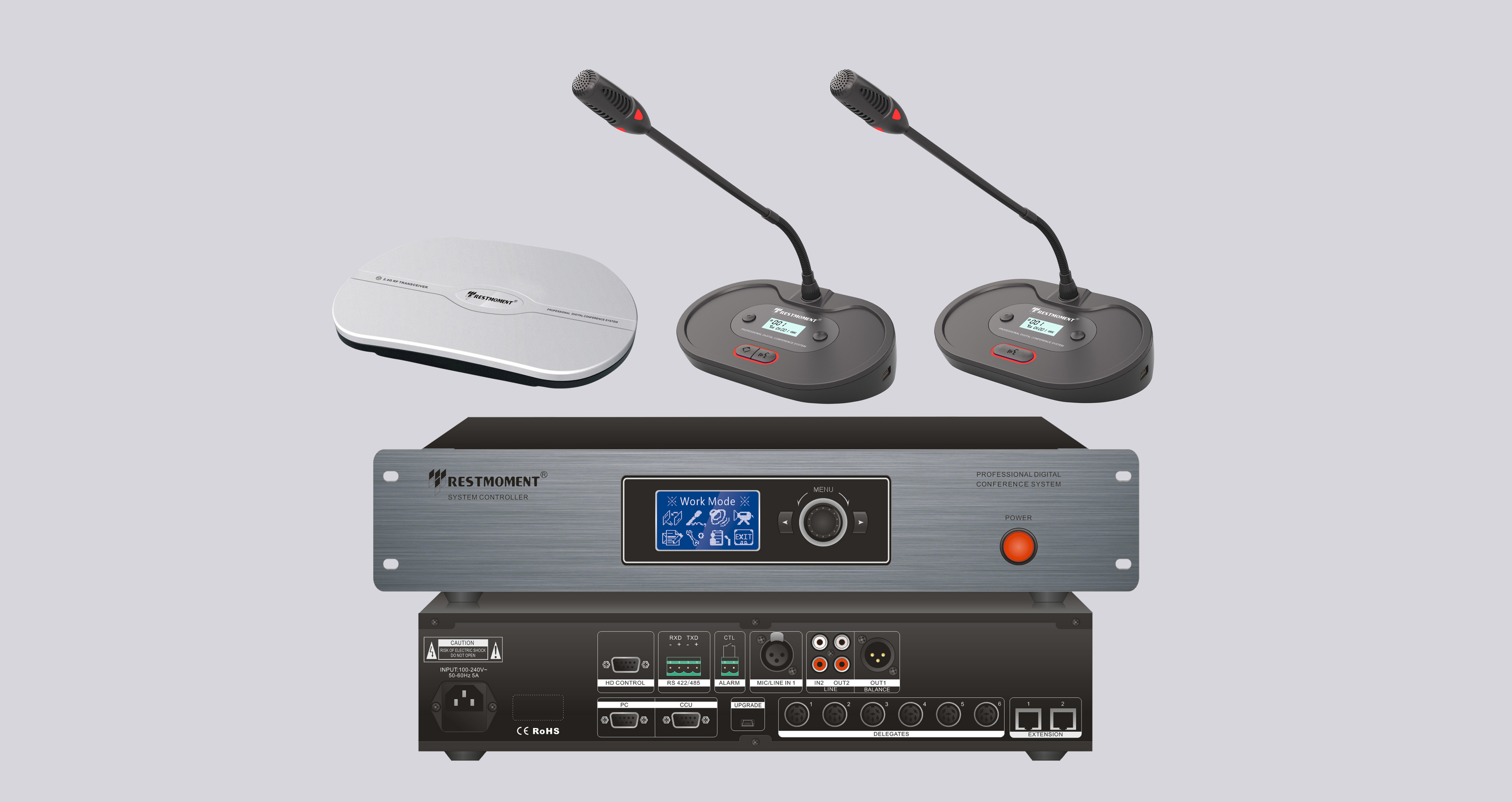 The 4th generation full digital wireless conference system