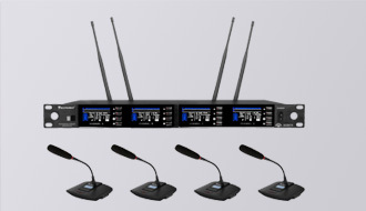 Système de conférence sans fil UHF