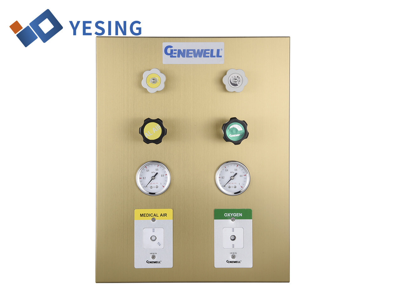 Manufacturer Gas Regulator Panel Bed Head Unit with Customizable Gas Outlets