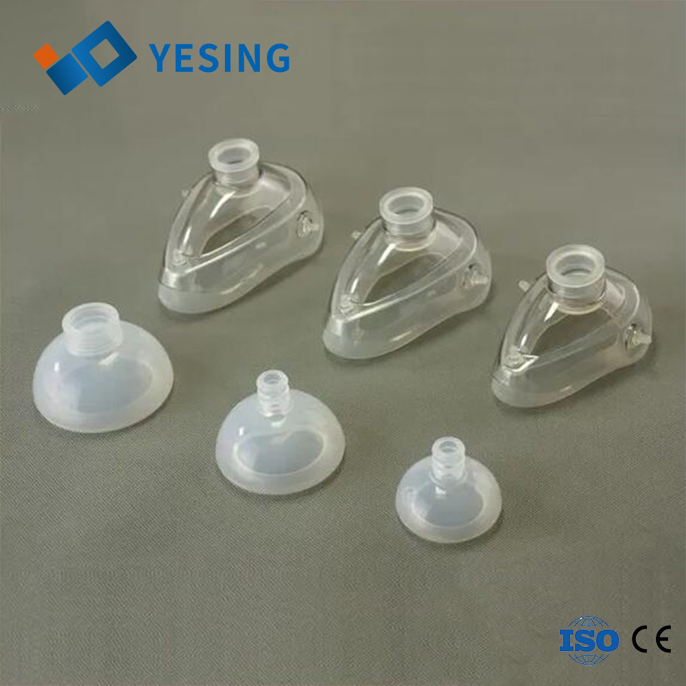 Reusable Dismountable Silicone Anesthesia Mask Oxygen Mask with CE ISO