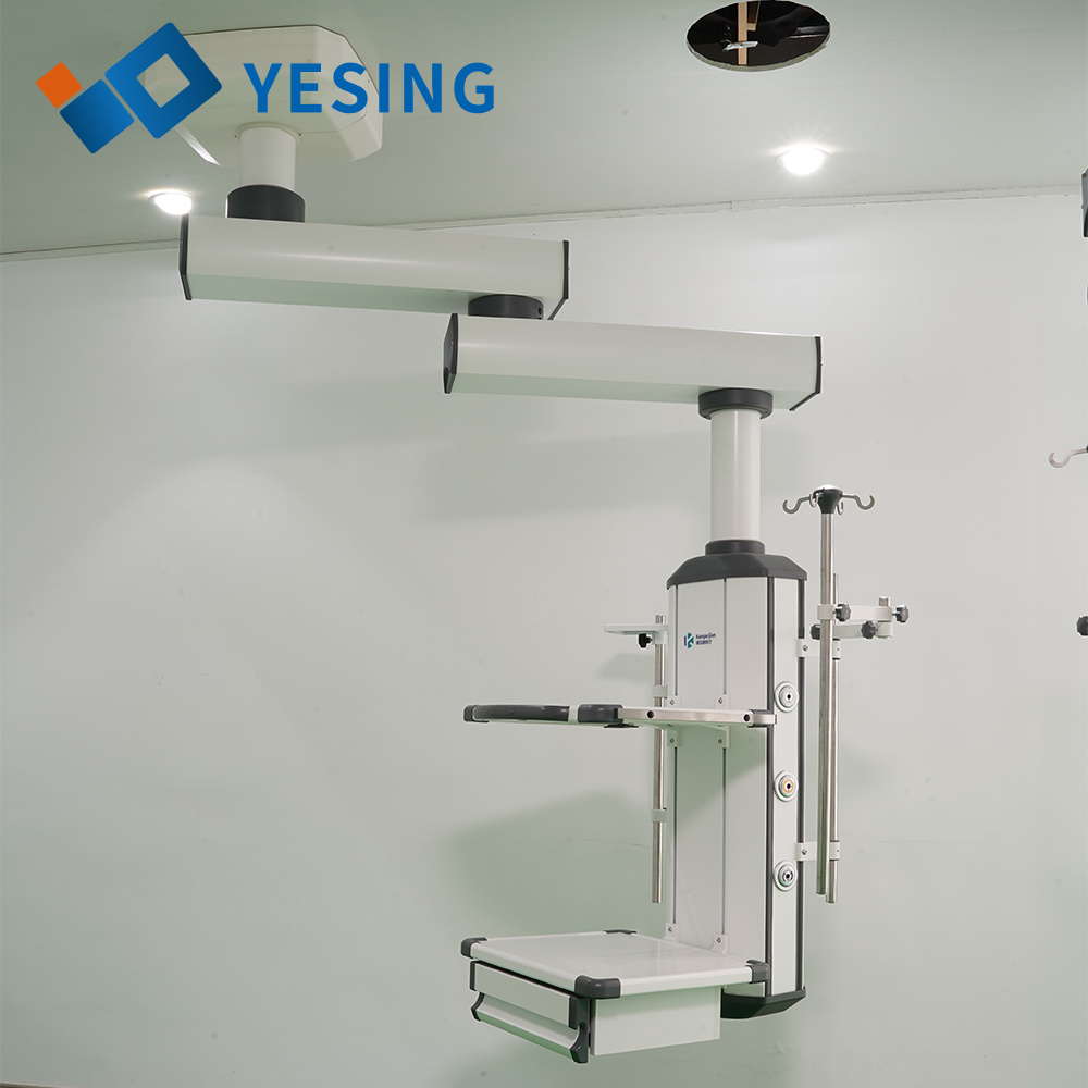 Yesing Supplier Surgical Anesthesia Pendant Double Arms Medical Pendant Operating Theater Tower Medical Machine Equipment for Hospital