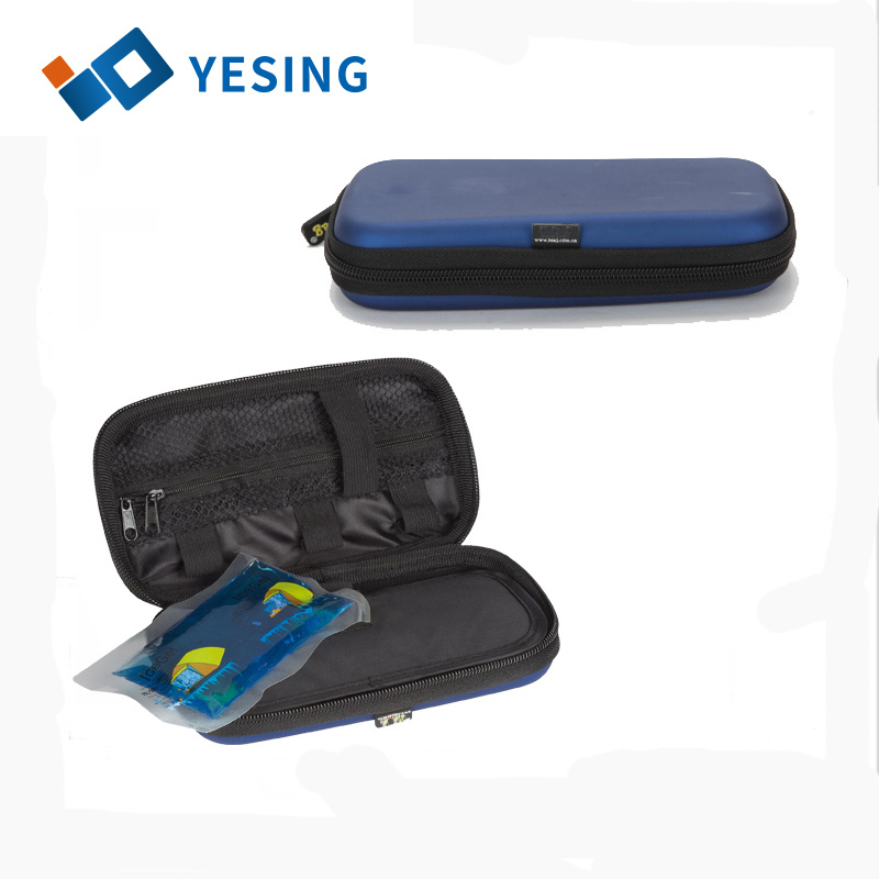 Yesing Manufacturer Insulin Cooling Bag Travel Case Diabetic Cooler Insulin Cooler with 1 PE Ice Gel