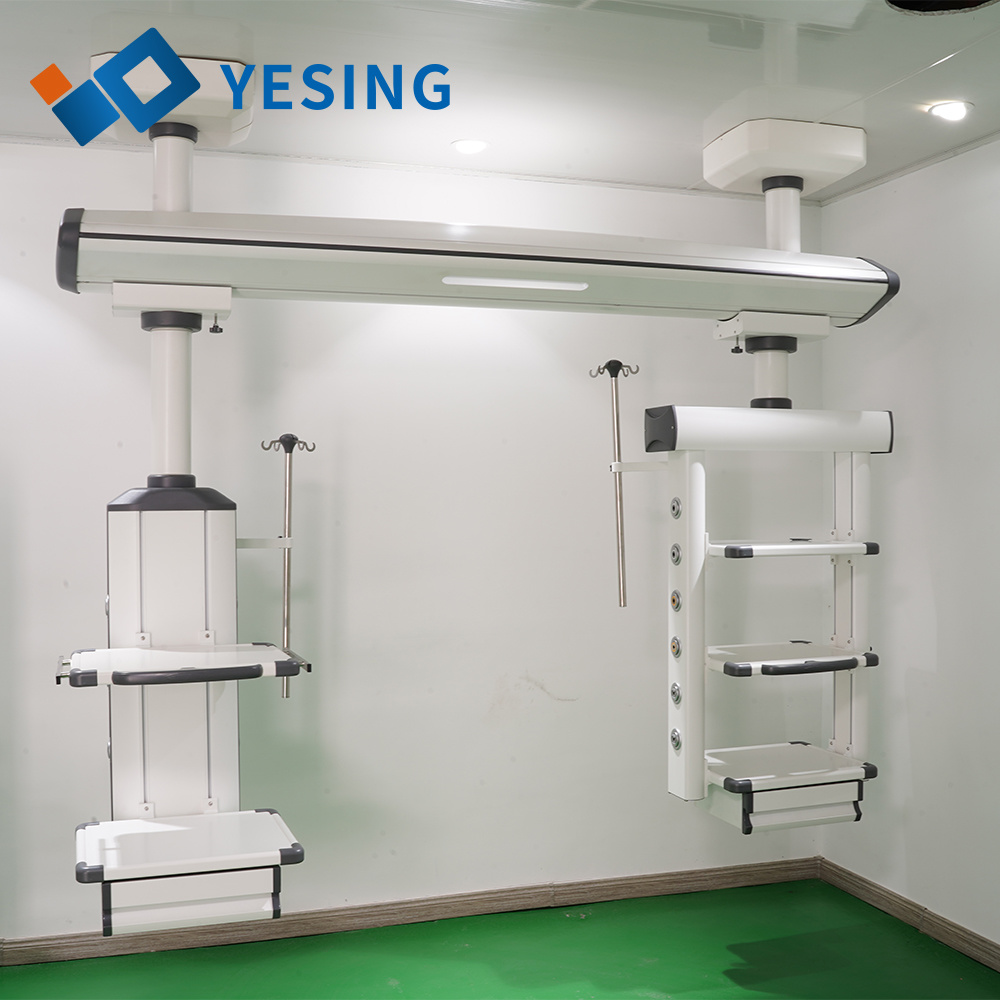 Yesing Manufacturer Medical Bridge Ceiling Pendant ICU Surgical Bridge Hanging Tower for Operating Room Hospital Ward