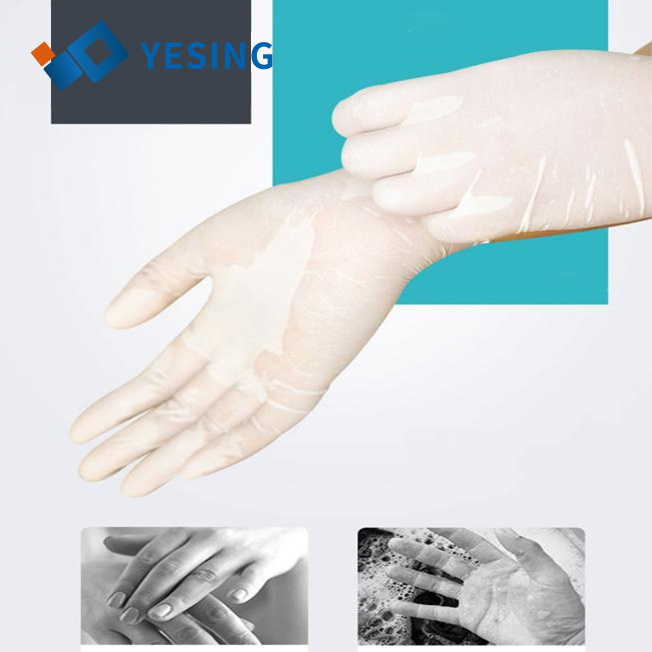 Yesing distributeur gants de Latex en poudre gants de Latex stériles jetables gants de Latex chirurgical