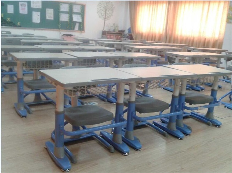 建晟家具合作项目杭州十四中学课桌椅案例