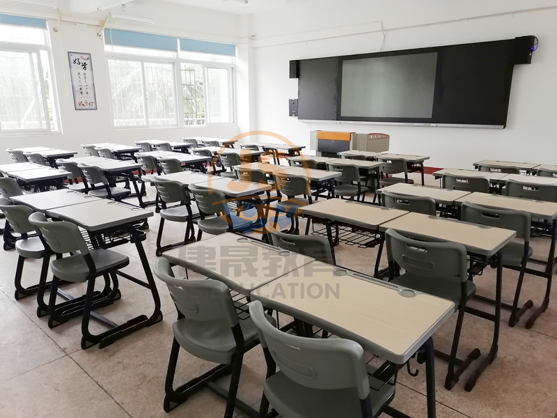 建晟教育合作项目——漳州体校人体工程学课桌椅
