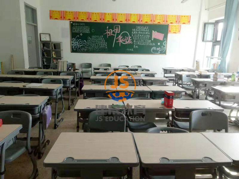 建晟家具合作项目——太原五中环保无毒课桌椅案例