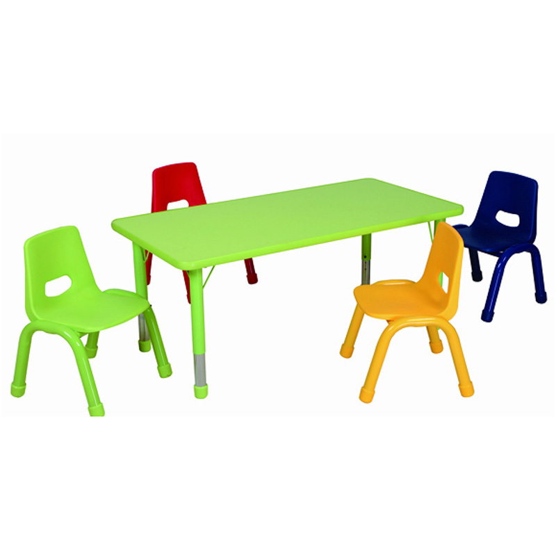 高质量中纤板可调节幼儿园桌椅