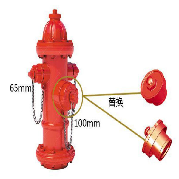 3FT three-proof and one-adjusting multifunctional fire hydrant