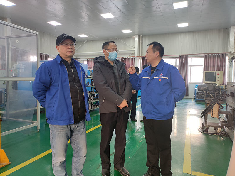 Personnel from the tax bureau visited our company Personnel from the tax bureau visited our company