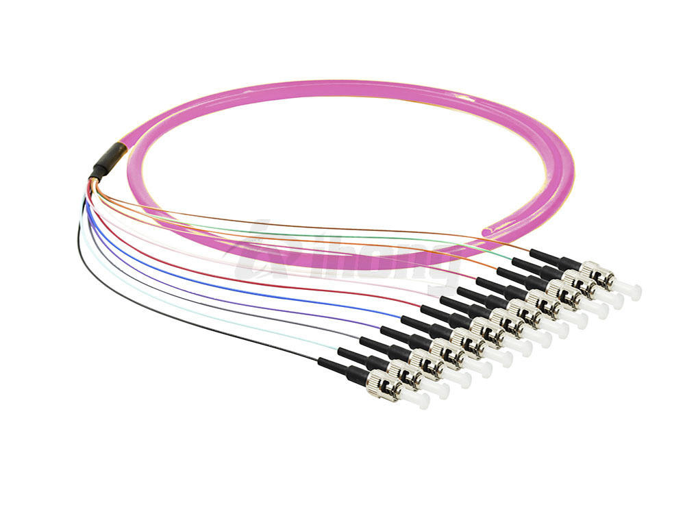 ST12芯多模OM4束状光纤尾纤