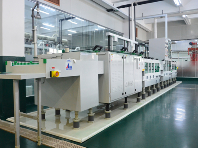 Micro etching production line