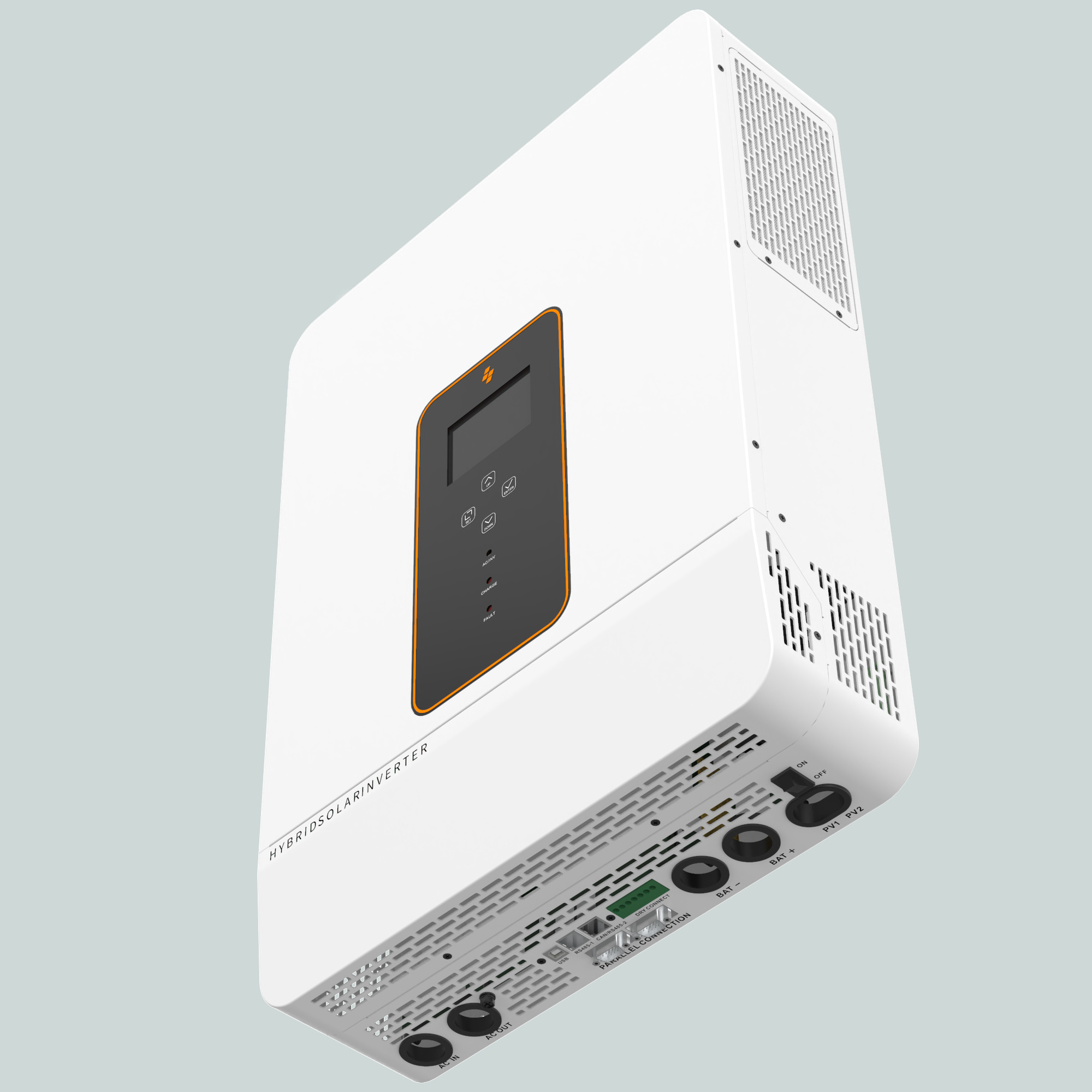 8000W 48V Hybrid Solar Inverter 120V/240V Split Phase Output MPPT Solar Charge Controller
