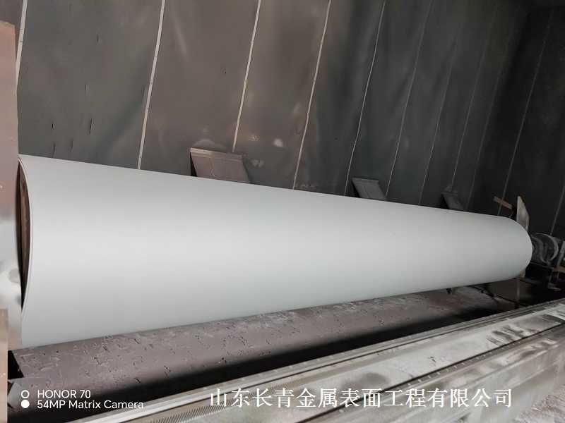 長青金屬熱噴涂公司對輥子電弧噴涂鉬