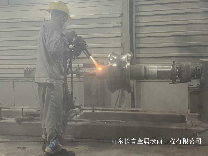 連軋輥軸頸磨損熱噴涂技術(shù)修復(fù)