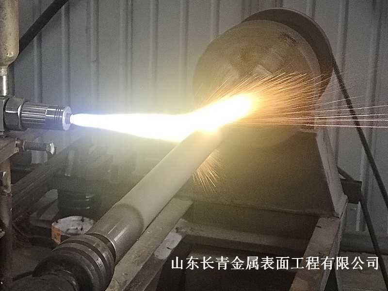 長青金屬熱噴涂公司對連桿噴焊