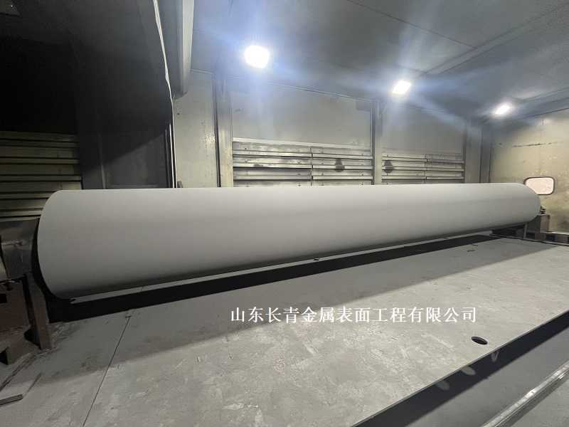 長青金屬熱噴涂公司熱噴涂后的輥子成功應用到首臺TAD紙機上