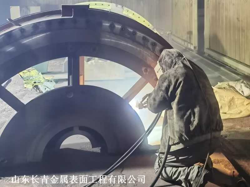 長青金屬熱噴涂公司對前后氣缸電弧噴涂