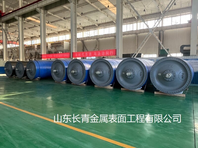 一批造紙烘缸抵達長青金屬熱噴涂公司，即將開啟性能升級之旅！