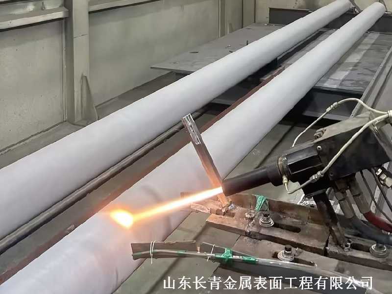 碳纖維行業(yè)鋁輥超音速噴涂碳化鎢