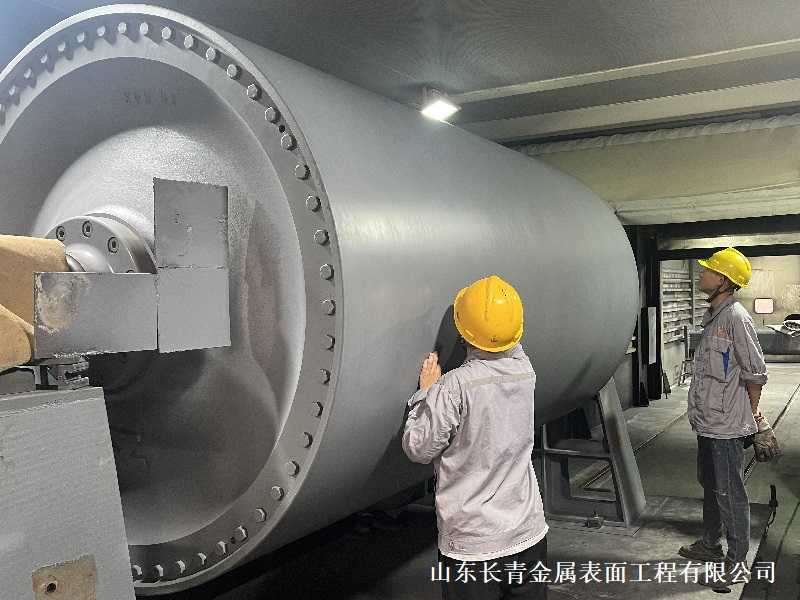 造紙行業(yè)組缸噴涂碳化鎢+特氟龍涂層