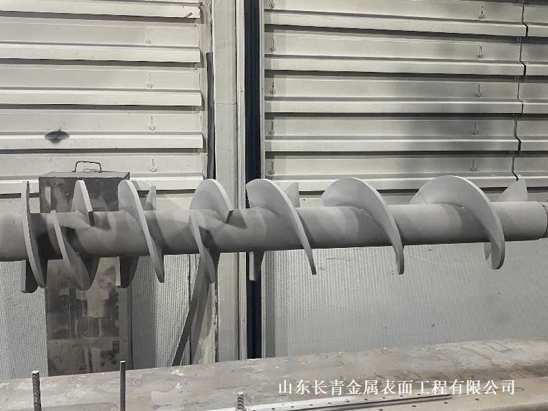 擠渣機螺旋軸超音速噴涂碳化鎢
