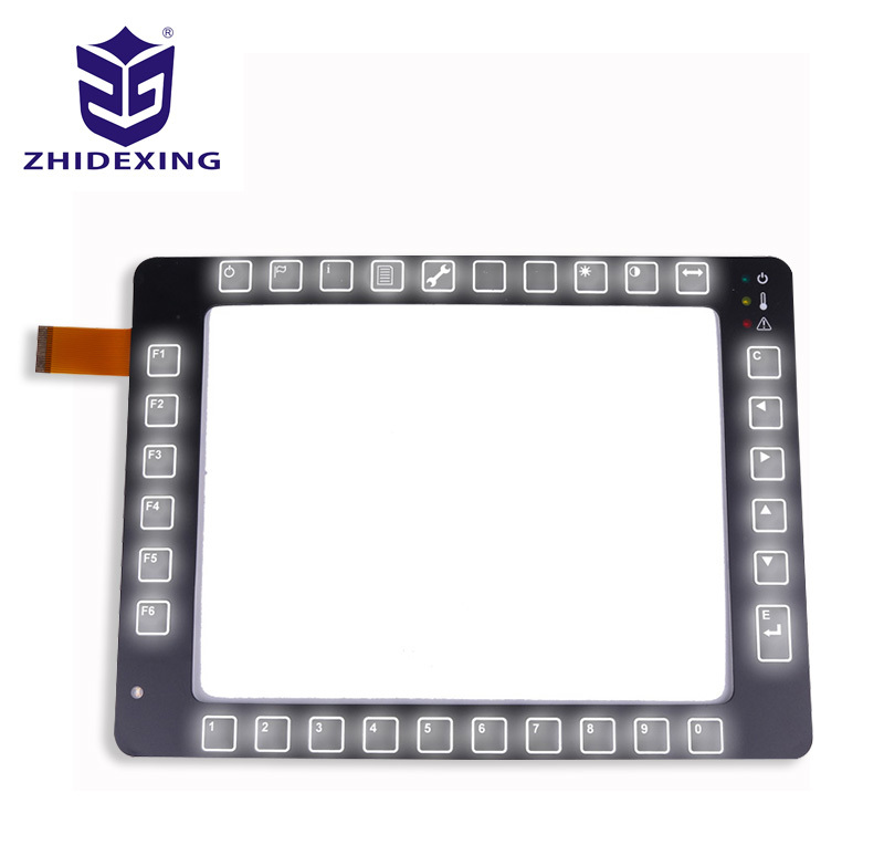 LED backlight membrane switch