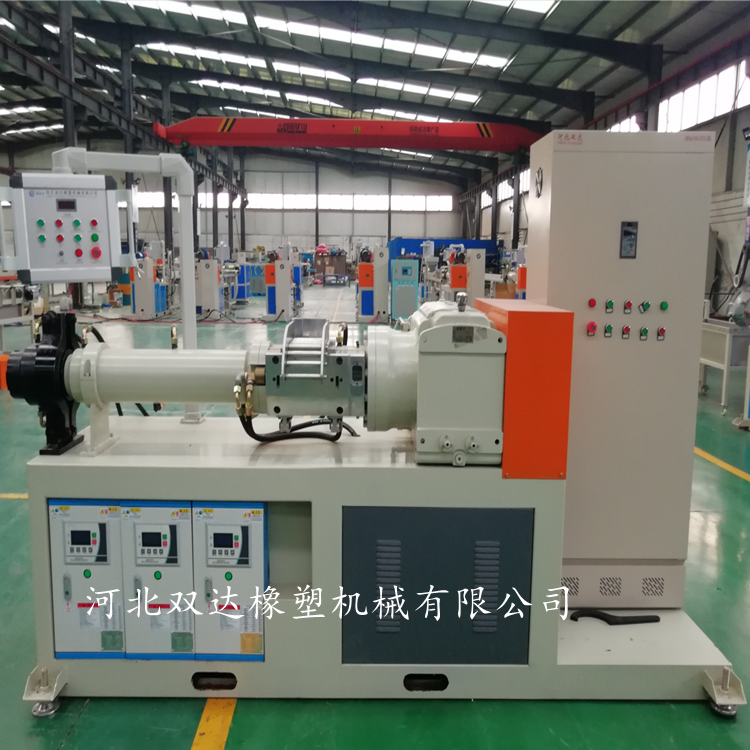 90 Rubber tube extruder