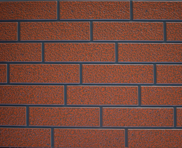 BZ-001- Ancient wall ash roll orange red