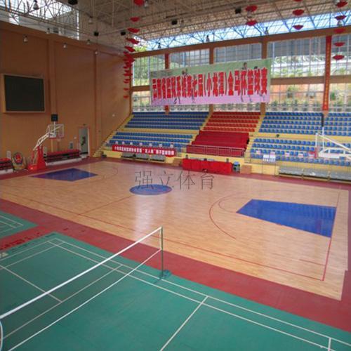 云南省小龍潭礦務局體育館籃球場木地板及配套設施工程