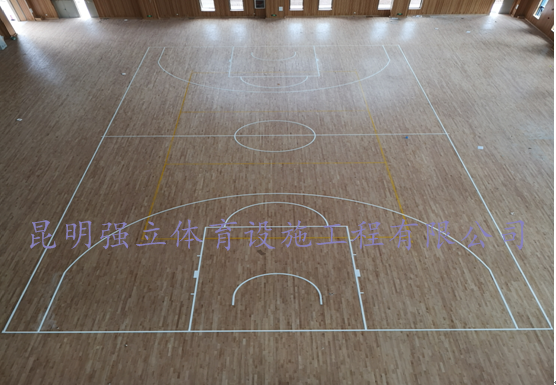 云南中醫藥大學呈貢校區體育館木地板工程