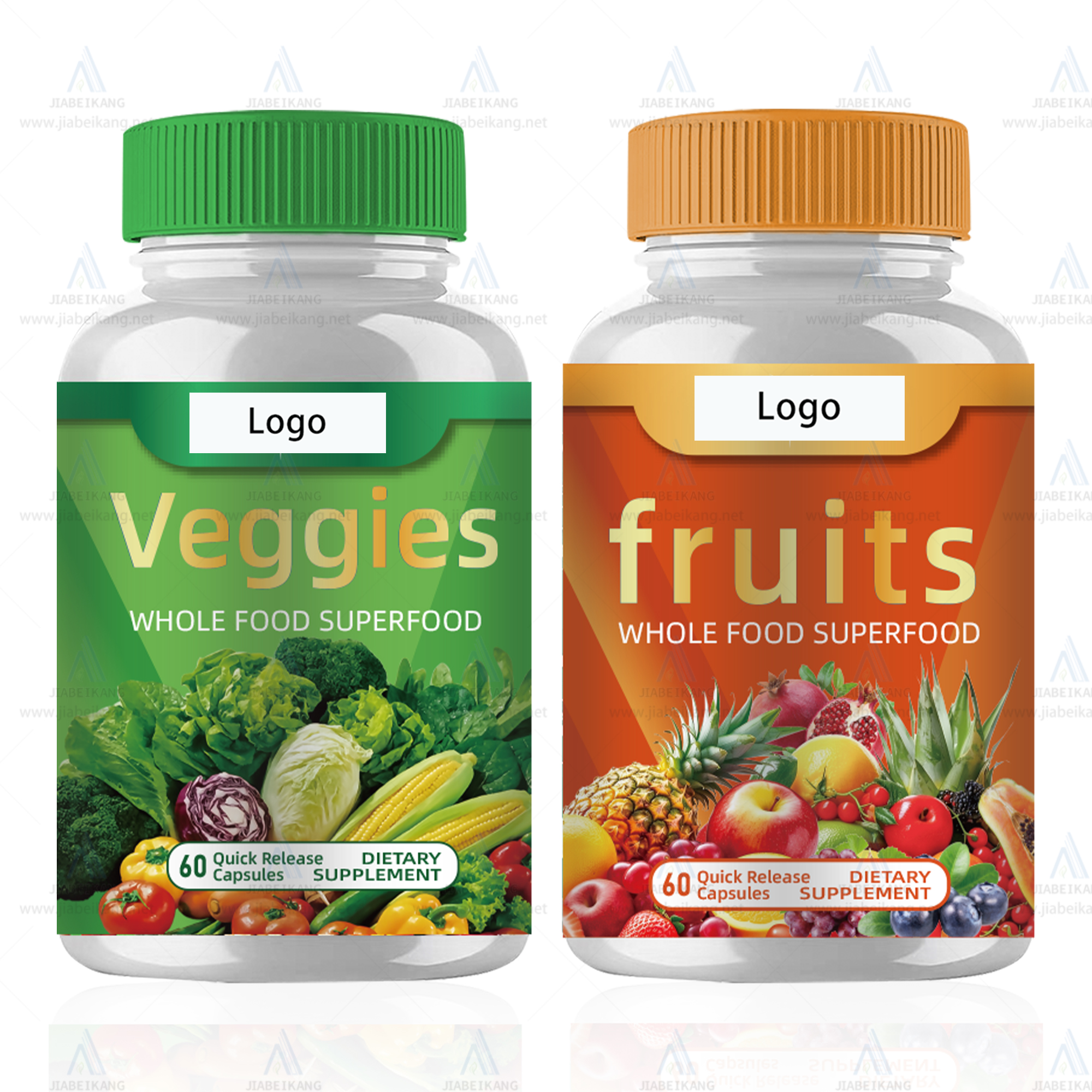 Fruit and vegetable capsules