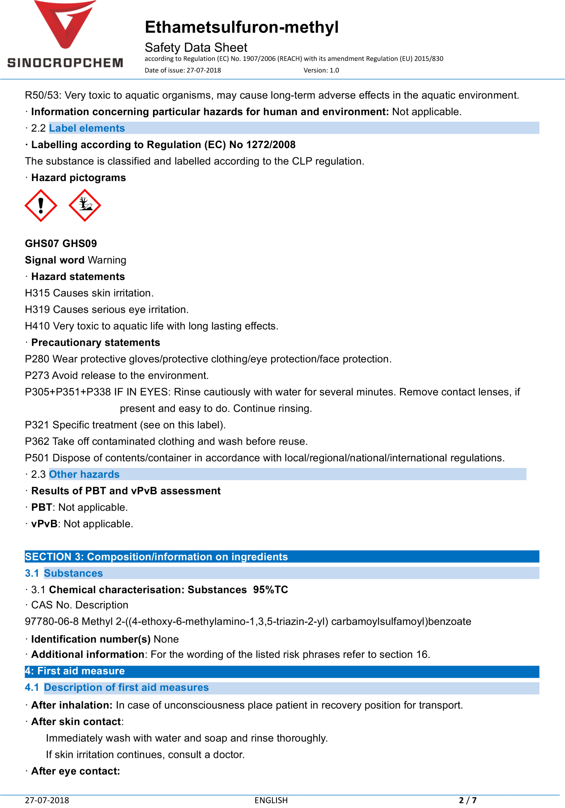ETHAMETSULFURON-METHYL